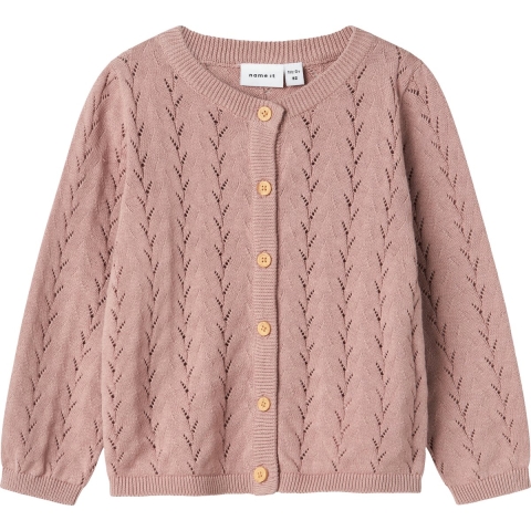 Name It Cardigan - Gebreid - Noos - NmfBanni - Deauville Mauve - Name It - 50 - Cardigan
