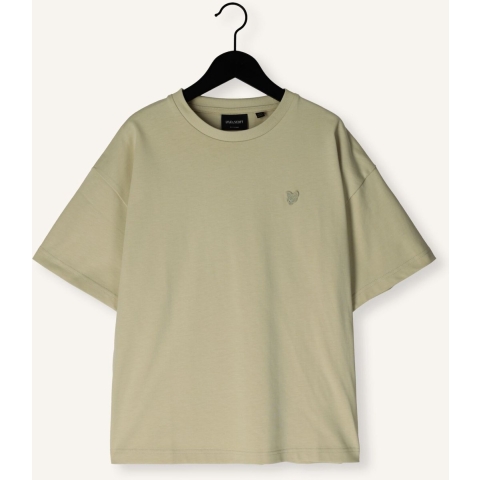 Lyle & Scott T-Shirt - Wheat - Lyle & Scott - 9-10 jaar (134-140) - T-Shirts