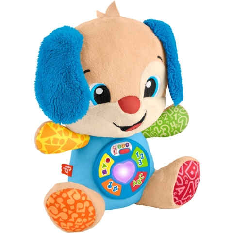 Fisher-Price Knuffel m. Geluid - 28 cm - Lachen & Leren Smart St - Fisher-Price - OneSize - Activiteitenspeelgoed