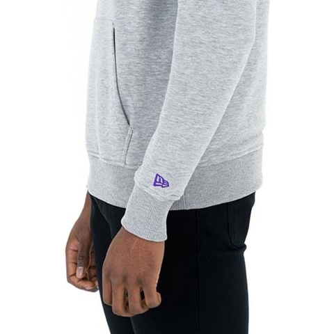 New Era Hoodie - Lakers - Grijs Gevlekt - New Era - XXS - Xtra Xtra Small - Hoodie