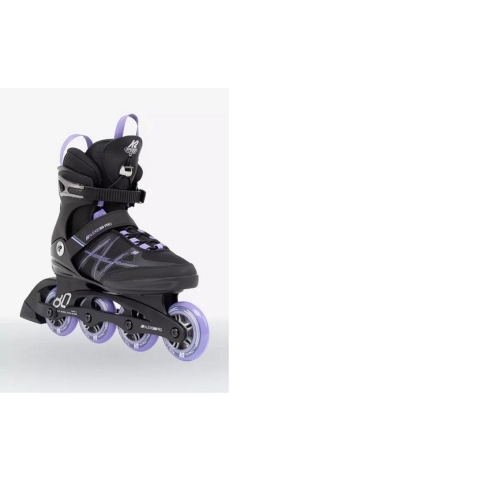 K2 Rolschaatsen - Alexis 80 Pro - Zwart/Paars - Skeelers - K2 - 40 - Rolschaatsen