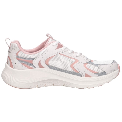 Skechers Arch Fit 2.0 Vintage Luxe Leren Dames Sneakers Roze