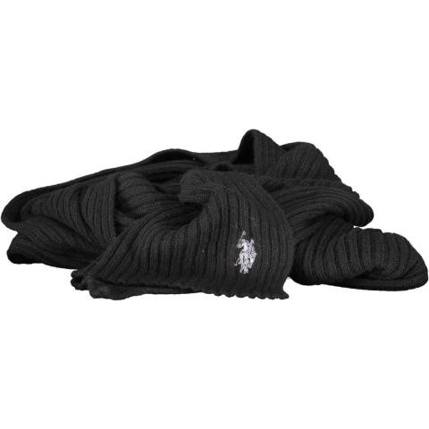 Geribbelde Gebreide Sjaal Grijs