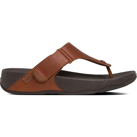 Fitflop Trakk II Lederen Heren Donkerbruin Sandalen