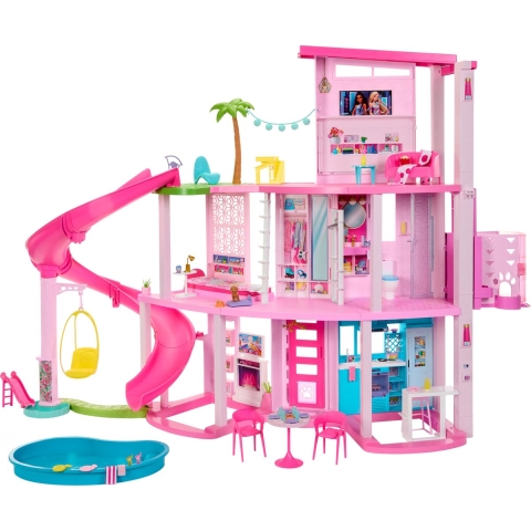 Barbie Poppenhuis - 114x154 cm - Dreamhouse 2023 - Barbie - OneSize - Poppenhuis