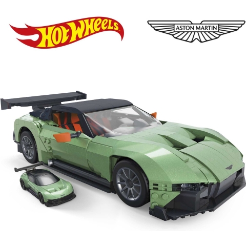 MEGA Hot Wheels - 986 Onderdelen - Verzamelaar - Aston Martin Vu - MEGA Bloks - OneSize - Blokken