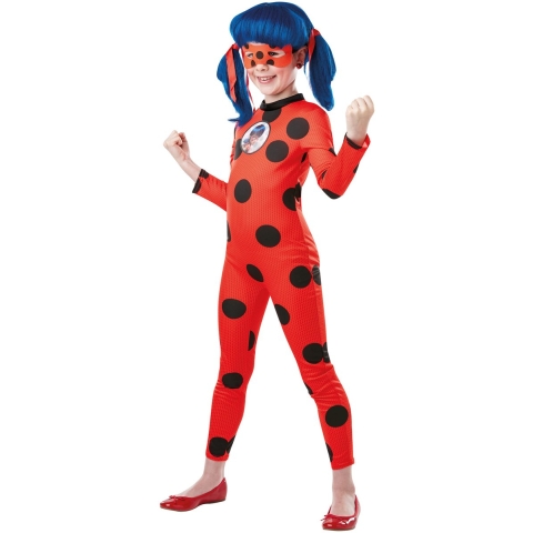 Rubies Kostuum - Miraculous Ladybug Classic Tiki Costume - Rubies - 9-10 jaar (134-140) - Kostuum