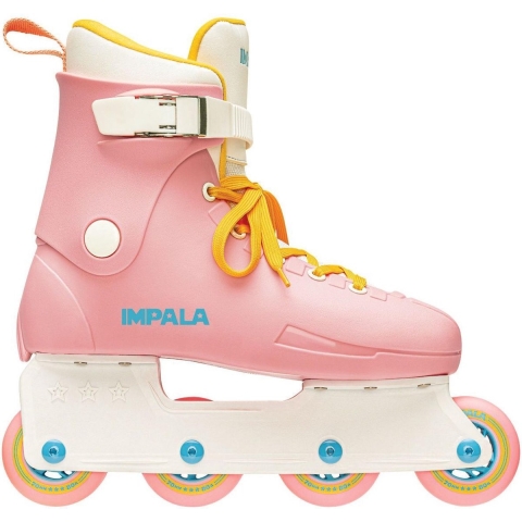 Impala Rolschaatsen - Lightspeed Inline - Roze/Geel - Skeelers - Impala - 39 - Rolschaatsen