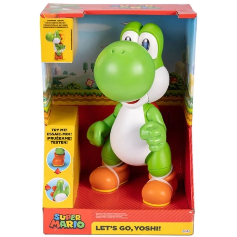 Super Mario Actiefiguur - Kenmerk Yoshi - 33 cm - Super Mario - OneSize - Actiefiguur