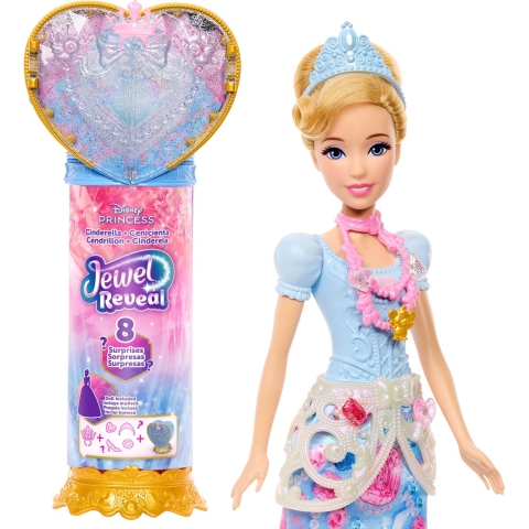 Disney Princess Pop - 31 cm - Juweelonthulling - Assepoester - Disney Princess - OneSize - Pop