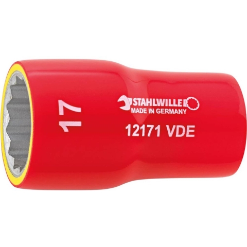 Stahlwille 12171 VDE-10 02380010 Dubbel zeskant Dopsleutelinzetstuk 10 mm 3/8 (10 mm)