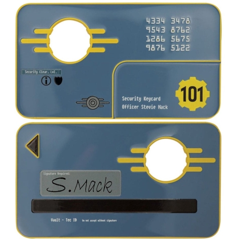 Fallout 3 Replica - Vault 101 Security Keycard Limited Edition