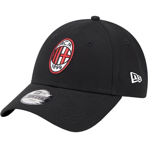 New Era Pet - 9Veertig - A.C. Milan - Zwart m. Logo - New Era - 12-16 jaar (152-176) - Petten