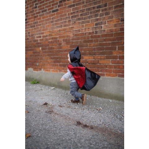 Great Pretenders Kostuum - Spin/Vleermuis - Rood/Zwart - Great Pretenders - 1-2 jaar (80-92) - Kostuum