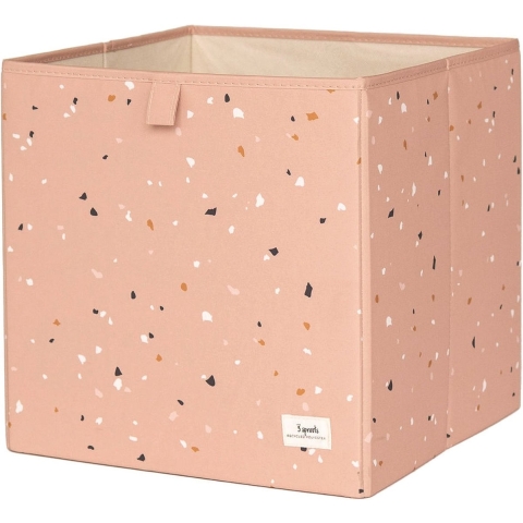 3 Sprouts Opbergbox - 33x33x33 cm - Terrazzo/Clay - 3 Sprouts - OneSize - Opbergen
