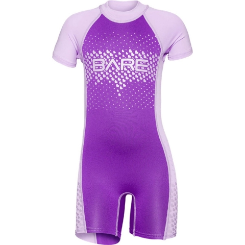 Kaal Duikpak - Shorty - Guppy - Paars - Bare - 2 jaar (92) - Wetsuits