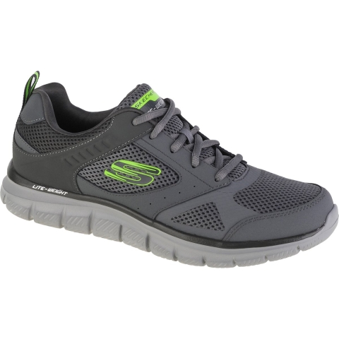 Skechers Track Syntac sneakers voor heren, antracietgrijs