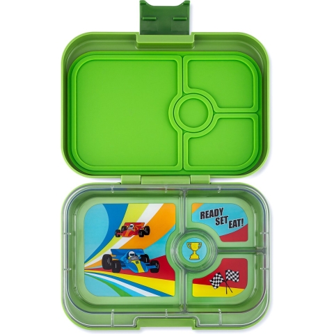 Yumbox Broodtrommel m. 4 Rum - Bento Panino - Mattcha Green - Ra - Yumbox - OneSize - Broodtrommels