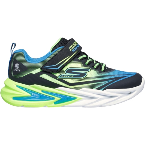 Skechers Schoenen m. Licht - Flex-Glow Ultra - ZWART/Blue/Limoen - Skechers - 29 - Lichtgevende Schoenen