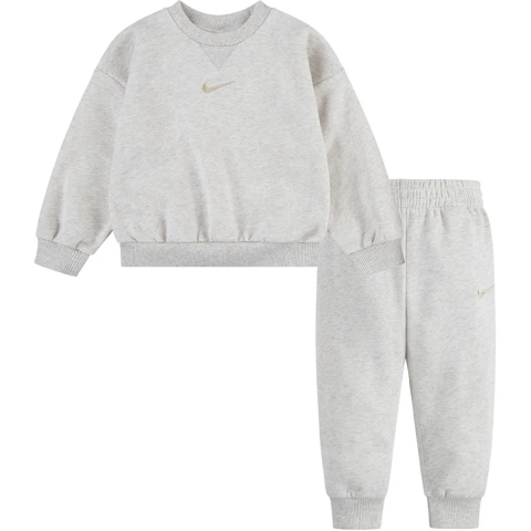 Nike Sweatset - Pale Ivory Heather - Nike - 5 jaar (110) - Joggingpakken