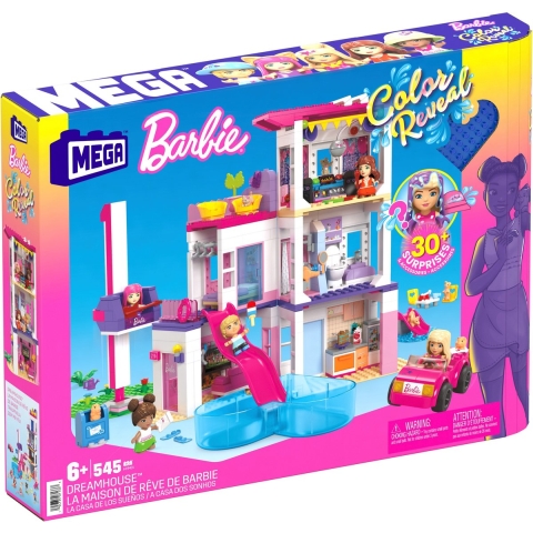 MEGA Barbieset - Dreamhouse - 545 Onderdelen - MEGA Bloks - OneSize - Speelgoed