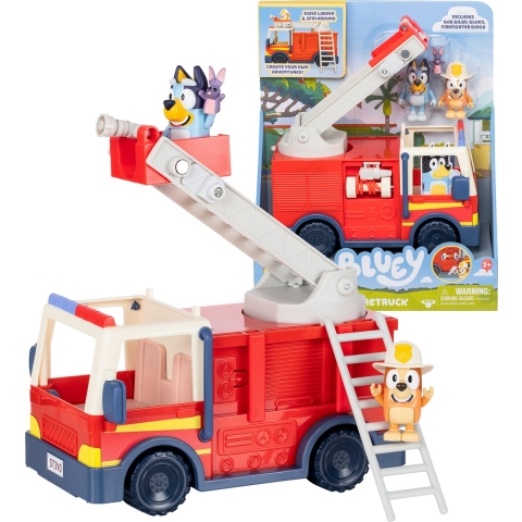 Bluey Speelset - Brandweerwagen - Bluey - OneSize - Auto