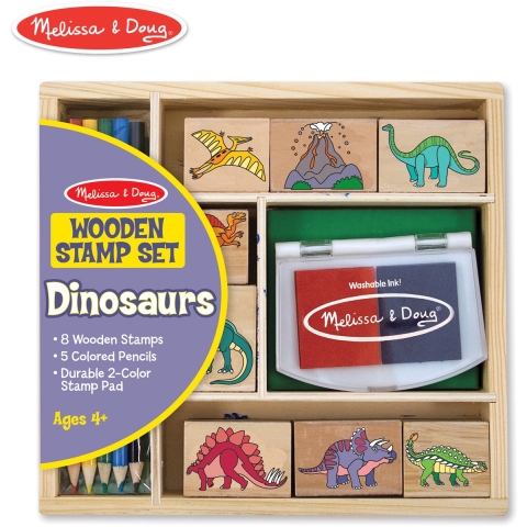 Melissa & Doug Zuigerset - Dinosaur - Melissa & Doug - OneSize - Tekenset