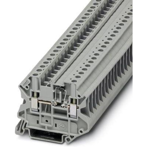 Phoenix Contact 3046236 Doorgangsserieklem 6.2 mm Schroeven Grijs 50 stuk(s)