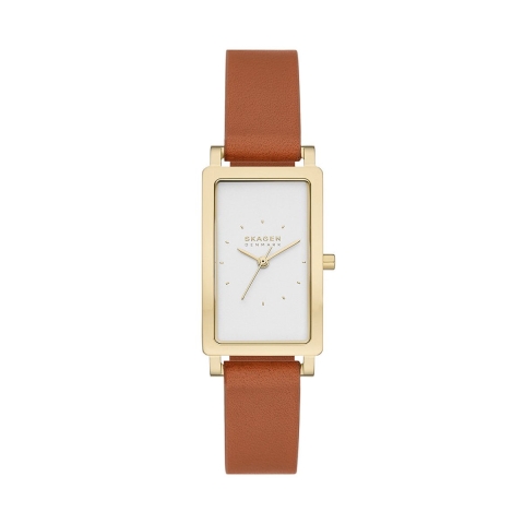 Skagen HAGEN SKW3097 - Dames Horloge - 22 mm - Bruin