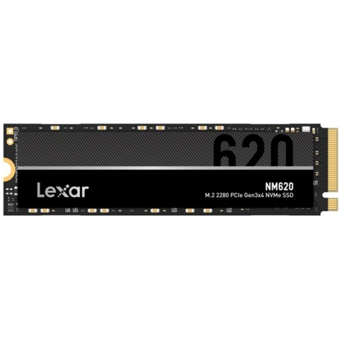 Lexar NM620 - Interne SSD 1TB - Leessnelheid 3500 MB/s - PCIe Gen3x4