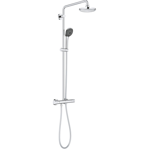 GROHE Vitalio Joy 180 Douchesysteem - RegendoucheØ 18 cm - Thermostaatkraan - Chroom