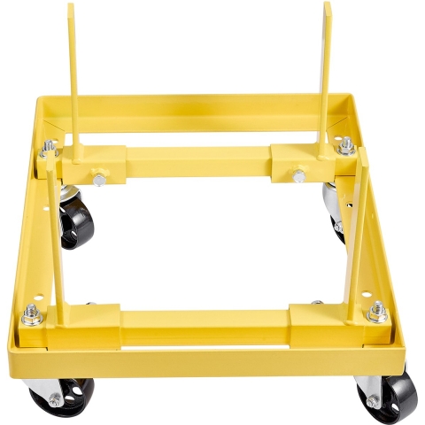 VEVOR Engine Stand Motorlift (340 kg laadvermogen) met verstelbare breedte en lengte, robuuste stalen motorbevestiging met 4 zwenkwielen en 2 ratelriemen, geschikt voor de meeste motoren