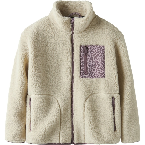 Name It Fleece Jas - NkfMonica - Mist - Name It - 9 jaar (134) - Fleece Jassen