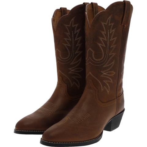 Leren westernlaarzen voor dames Ariat Heritage R Toe