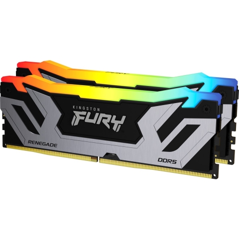 Kingston Technology FURY 48GB 8400MT/s DDR5 CL40 CUDIMM (set van 2) Renegade RGB Silver XMP