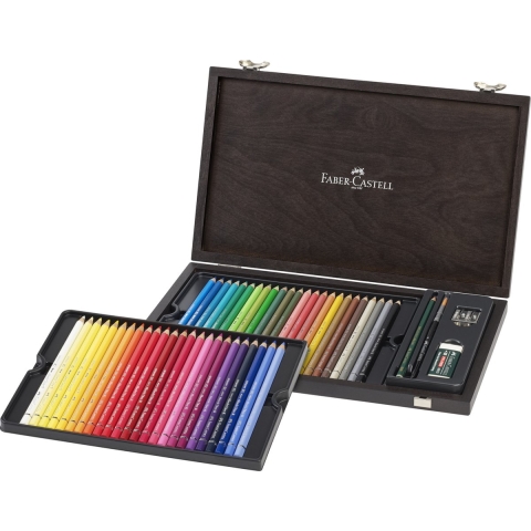Faber-Castell kleurpotlood aquarel - Albrecht Durer - houten koffer 48 stuks - FC-117506