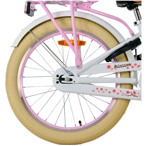 Volare Blossom Kinderfiets - Meisjes - 20 inch - Wit