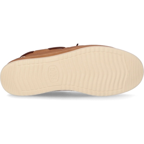 HEYDUDE Loafers Heren Harbor Lo Classic Cognac 45 Imitatieleer