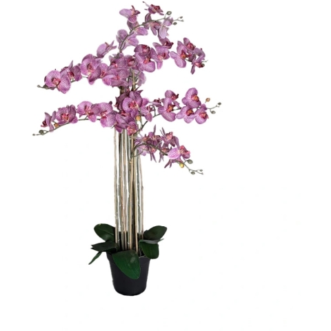 Phalaenopsis Orchidee in pot 110 cm Tiger Cerise kunstplant Buitengewoon de Boet - Buitengewoon de boet