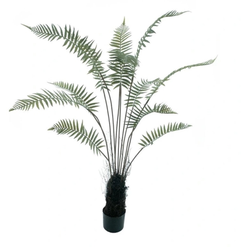 Varen in pot groen 150 cm kunstplant Buitengewoon de Boet - Buitengewoon de boet