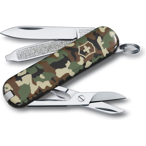 Victorinox Classic 0.6223.94 Zwitsers zakmes Aantal functies 7 Camouflage