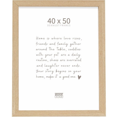 Deknudt S44CH1 40X50 Wissellijst Papierformaat: 40 x 50 cm Eiken