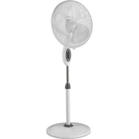 CasaFan GREYHOUND SV 45-10-SL WE Standventilator Staande ventilator 50 W (Ø x h) 44 cm x 1315 mm Wit Met wintermodus