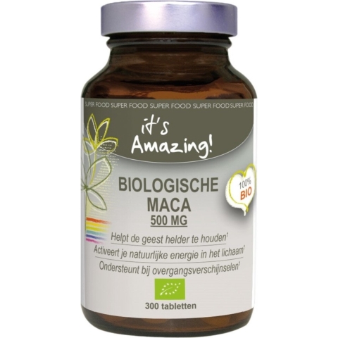 It's Amazing Biologische Maca 500 mg 300 tabletten