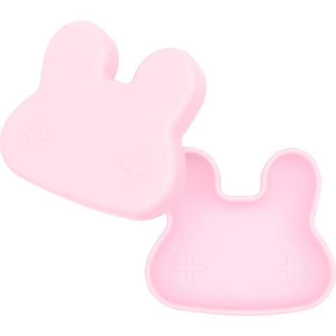 We Might Be Tiny Snackbox - Konijn - Silicone - Powder Roze - We Might Be Tiny - OneSize - Broodtrommels