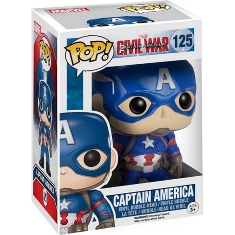 Beeldje Funko Captain America Civil War POP! Bobble Head Captain America