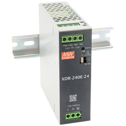 MEAN WELL XDR-240E-12 DIN-rail netvoeding 12 V 20 A 240 W Inhoud 1 stuk(s)