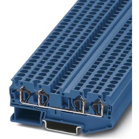 Phoenix Contact 3031458 Doorgangsserieklem 6.2 mm Spanveer Blauw 50 stuk(s)