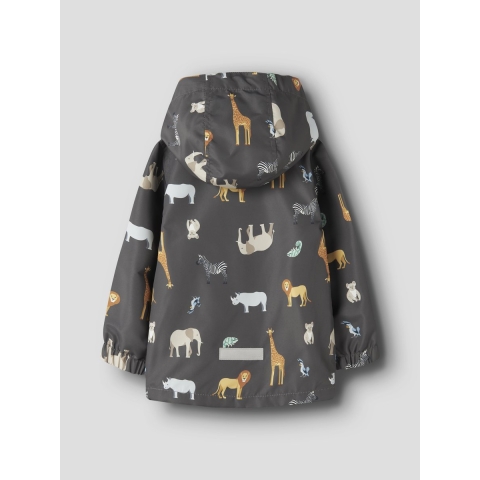 Name It Jas - Noos - NmmMax Zwartgemaakt Pearls/Safari - Name It - 6 jaar (116) - Zomerjas