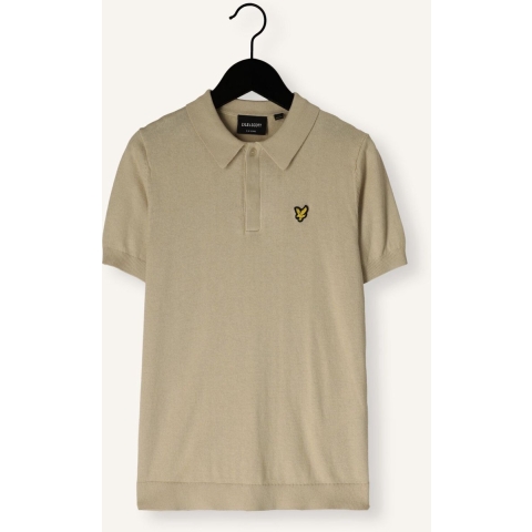 Lyle & Scott Polo - Gebreid - Wheat - Lyle & Scott - 15-16 jaar (170-176) - Polo